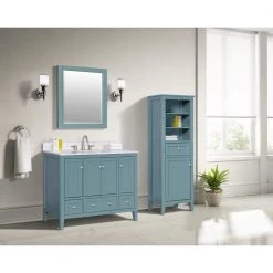 Home Decorators Collection Beverly 20 in. W x 16 in. D x 62 in. H Linen Cabinet in Aegean Teal -Bathroom Cabinets Shop aegean teal home decorators collection linen cabinets 20303 lt20 at 31 1000