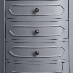 Home Decorators Collection Winslow 22 in. W x 14 in. D x 67.5 in. H Single Door Linen Cabinet in Antique Gray -Bathroom Cabinets Shop antique gray home decorators collection linen cabinets bf 27005 ag 1f 1000