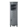 Home Decorators Collection Winslow 22 in. W x 14 in. D x 67.5 in. H Single Door Linen Cabinet in Antique Gray -Bathroom Cabinets Shop antique gray home decorators collection linen cabinets bf 27005 ag 64 1000