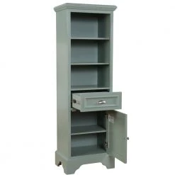 Home Decorators Collection Sadie 20 in. W x 14 in. D x 64.5 in. H Linen Cabinet in Antique Light Cyan 11 Home Decorators Collection Sadie 20 in. W x 14 in. D x 64.5 in. H Linen Cabinet in Antique Light Cyan -Bathroom Cabinets Shop antique light cyan home decorators collection linen cabinets md l2120 4f 1000