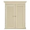 Home Decorators Collection Cottage 23-3/4 in. W Bathroom Storage Wall Cabinet in Antique White -Bathroom Cabinets Shop antique white home decorators collection bathroom wall cabinets ctaw2429 64 1000