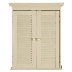 Home Decorators Collection Cottage 23-3/4 in. W Bathroom Storage Wall Cabinet in Antique White