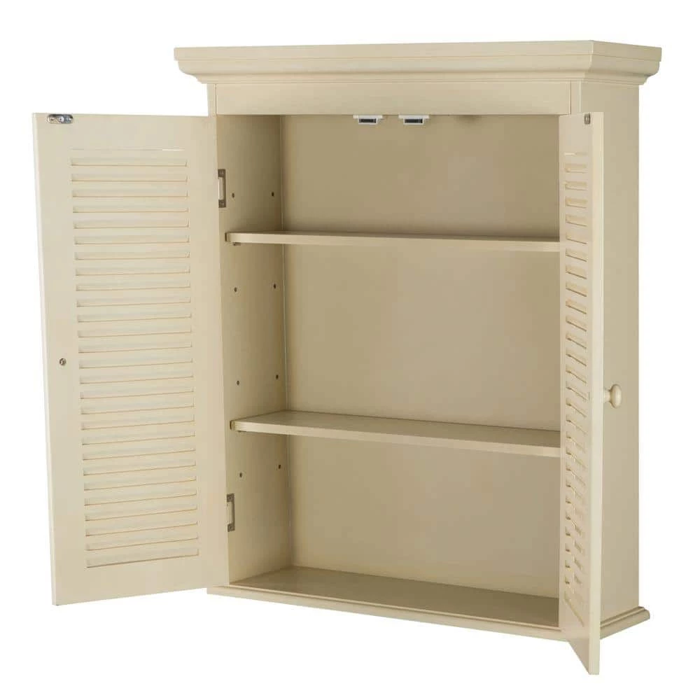 Home Decorators Collection Cottage 23-3/4 in. W Bathroom Storage Wall Cabinet in Antique White 7 Home Decorators Collection Cottage 23-3/4 in. W Bathroom Storage Wall Cabinet in Antique White - Image 5