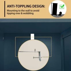 VEIKOUS 12 in. W x 36 in. L x 36 in. H Dark Teal Kitchen Cabinet Storage Sideboard with Glass Door and 4-Drawers -Bathroom Cabinets Shop blue veikous linen cabinets hp0904 01bu 4f 1000