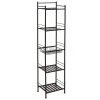 Glacier Bay Slat Style 14 in. W x 11 in. D x 58.5 in. H Towel Tower in Bronze