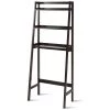 CASAINC 25 in. W 3-Shelf Over-The-Toilet Freestanding Storage Organizer Toilet Rack -Bathroom Cabinets Shop brown casainc bathroom wall cabinets hywy 63999bn 64 1000