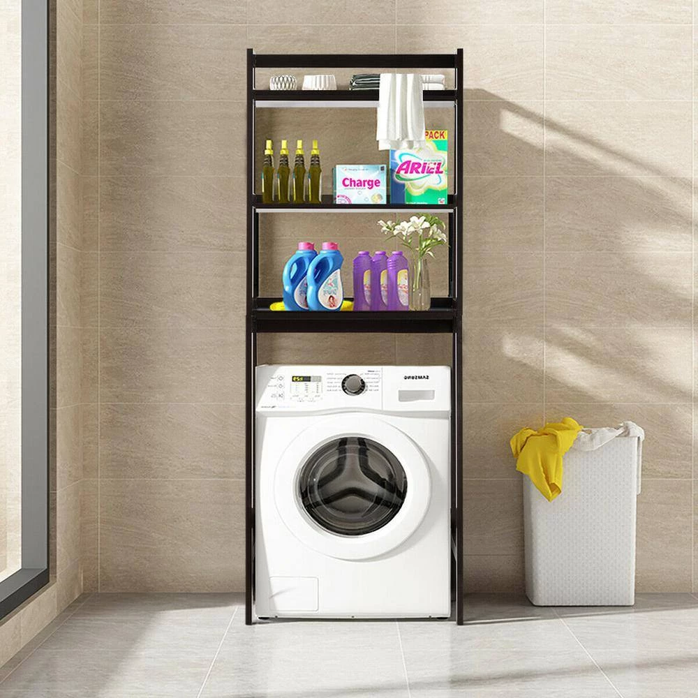 CASAINC 25 in. W 3-Shelf Over-The-Toilet Freestanding Storage Organizer Toilet Rack 4 CASAINC 25 in. W 3-Shelf Over-The-Toilet Freestanding Storage Organizer Toilet Rack - Image 2