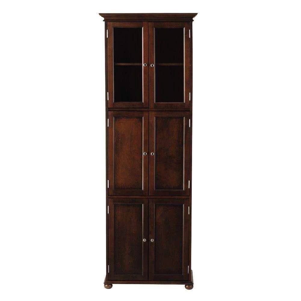 Home Decorators Collection Hampton Harbor Tall Cabinet with 25 in. W in Sequoia Finish 3 Home Decorators Collection Hampton Harbor Tall Cabinet with 25 in. W in Sequoia Finish