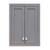 Water Creation Madison 24 in. W x 33 in. H x 8 in. D Bathroom Storage Toilet Topper in Cashmere Grey -Bathroom Cabinets Shop cashmere grey water creation bathroom wall cabinets madison tt g 64 1000