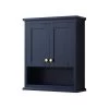 Wyndham Collection Avery 25 in. W Bathroom Storage Wall Cabinet in Dark Blue -Bathroom Cabinets Shop dark blue wyndham collection bathroom wall cabinets wcv2323wcbl 64 1000
