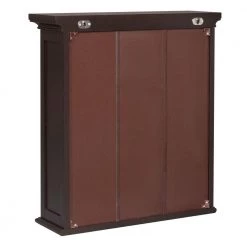 Elegant Home Fashions Albion 24 in. H x 22 in. W x 7 in. D Bathroom Storage Wall Cabinet in Espresso Color 10 Elegant Home Fashions Albion 24 in. H x 22 in. W x 7 in. D Bathroom Storage Wall Cabinet in Espresso Color -Bathroom Cabinets Shop dark espresso elegant home fashions bathroom wall cabinets hdt557 66 1000