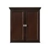 Home Decorators Collection Teagen 25 in. W Wall Cabinet in Dark Espresso -Bathroom Cabinets Shop dark espresso home decorators collection bathroom wall cabinets teagen wc eb 64 1000
