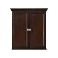 Home Decorators Collection Teagen 25 in. W Wall Cabinet in Dark Espresso