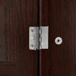 RiverRidge Home Hayward 15.75 in. W x 11.81 in. D x 30.06 in H Freestanding Single Door Bathroom Linen Cabinet in Dark Woodgrain -Bathroom Cabinets Shop dark woodgrain riverridge home linen cabinets 06 174 76 1000