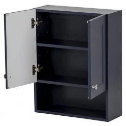 Glacier Bay Lancaster 20.5 in. W x 7.7 in D x 25.6 in. H Deep Blue Bathroom Storage Wall Cabinet -Bathroom Cabinets Shop deep blue glacier bay bathroom wall cabinets b25x20333 77 1000