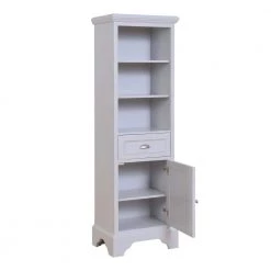 Home Decorators Collection Sadie 20 in. W x 14 in. D x 64.5 in. H Bath Linen Cabinet in Dove Grey 9 Home Decorators Collection Sadie 20 in. W x 14 in. D x 64.5 in. H Bath Linen Cabinet in Dove Grey -Bathroom Cabinets Shop dove gray home decorators collection linen cabinets md l2119 4f 1000