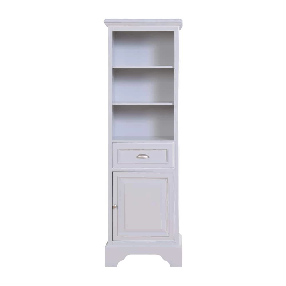 Home Decorators Collection Sadie 20 in. W x 14 in. D x 64.5 in. H Bath Linen Cabinet in Dove Grey 3 Home Decorators Collection Sadie 20 in. W x 14 in. D x 64.5 in. H Bath Linen Cabinet in Dove Grey