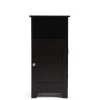 Redmon ContemporaryCountry 11.75 in.W x 11.75 in.D x 27.63 in.H Free Standing Single Door Cabinet w/ WainscotPanels in Espresso -Bathroom Cabinets Shop espresso redmon linen cabinets 5223esp 64 1000