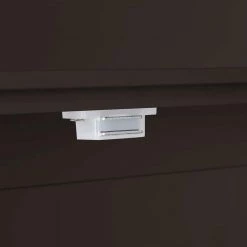 RiverRidge Home Ellsworth 23-1/4 in. W x 68-3/10 in. H x 11-1/2 D Corner Bathroom Linen Storage Tower Cabinet in Espresso -Bathroom Cabinets Shop espresso riverridge home linen cabinets 06 028 40 1000