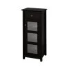 Teamson Home Cape Cod 15 in. W x 36 in. H x 14 in. D Bathroom Linen Storage Floor Cabinet in Espresso -Bathroom Cabinets Shop espresso teamson home linen cabinets hd16223 64 1000