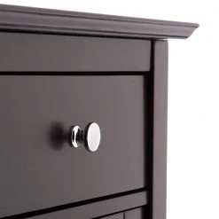 Teamson Home Cape Cod 15 in. W x 36 in. H x 14 in. D Bathroom Linen Storage Floor Cabinet in Espresso -Bathroom Cabinets Shop espresso teamson home linen cabinets hd16223 76 1000