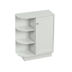 Aoibox 23.6 in. W x 9.7 in. D x 31.3 in. H Gray Open Style Shelf Cabinet Linen Cabinet with Adjustable Plates, Gray -Bathroom Cabinets Shop gray aoibox linen cabinets snmx823 76 1000