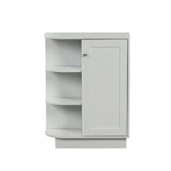 Aoibox 23.6 in. W x 9.7 in. D x 31.3 in. H Gray Open Style Shelf Cabinet Linen Cabinet with Adjustable Plates, Gray -Bathroom Cabinets Shop gray aoibox linen cabinets snmx823 77 1000