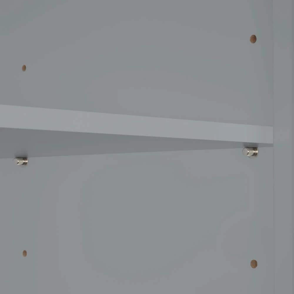 RiverRidge Home Somerset Collection 23.6 in. W x 40.12 in. H x 12 in. D 2-Door Floor Cabinet in Gray 7 RiverRidge Home Somerset Collection 23.6 in. W x 40.12 in. H x 12 in. D 2-Door Floor Cabinet in Gray - Image 5