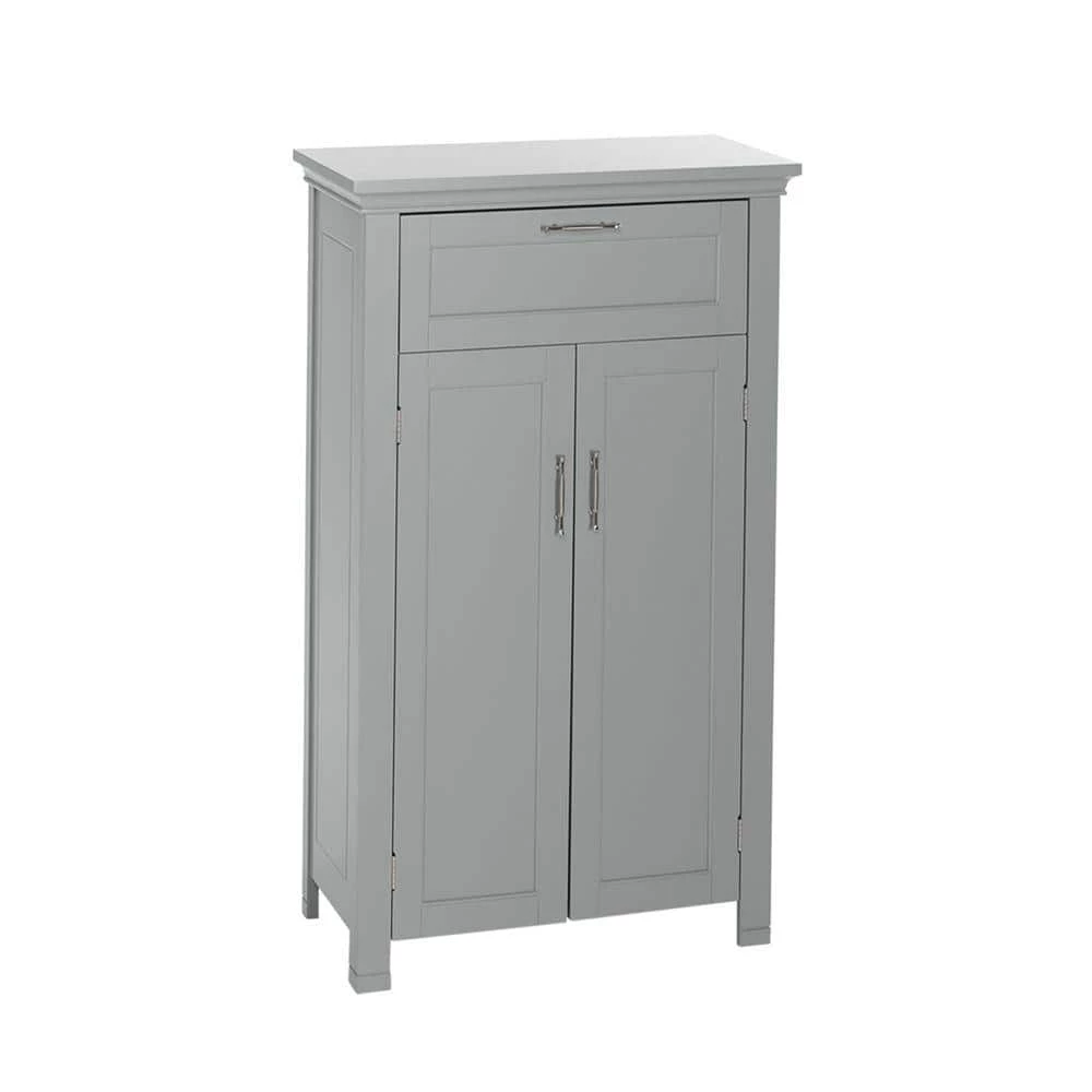 RiverRidge Home Somerset Collection 23.6 in. W x 40.12 in. H x 12 in. D 2-Door Floor Cabinet in Gray 3 RiverRidge Home Somerset Collection 23.6 in. W x 40.12 in. H x 12 in. D 2-Door Floor Cabinet in Gray
