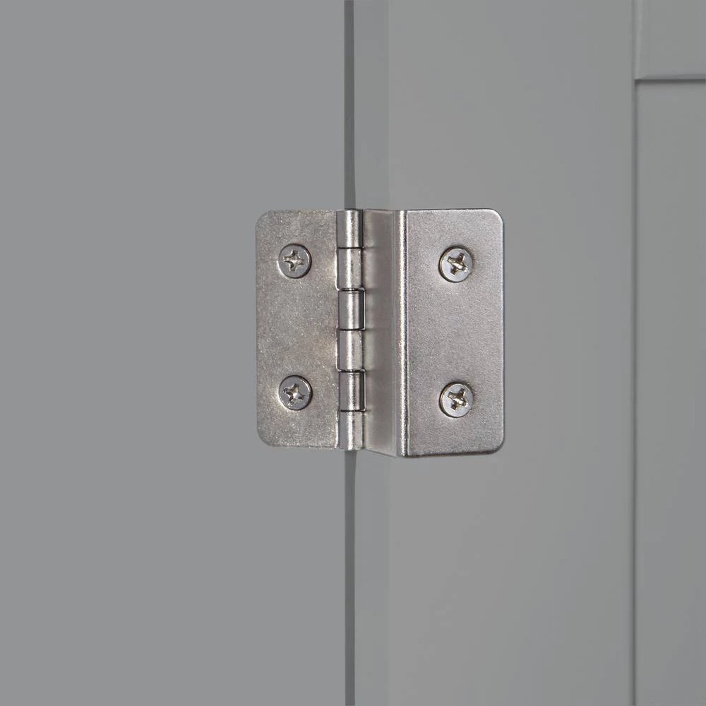 RiverRidge Home Ashland 16-1/2 in. W x 60 in. H Bathroom Linen Storage Tower Cabinet in Gray 15 RiverRidge Home Ashland 16-1/2 in. W x 60 in. H Bathroom Linen Storage Tower Cabinet in Gray - Image 13