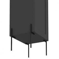 RST Brands Svedin 18 in. W x 13 in. D x 71 in. H Free Standing Tall Bathroom Linen Cabinet in Matte Gray -Bathroom Cabinets Shop gray rst brands linen cabinets sl lcab 1 gry 1f 1000