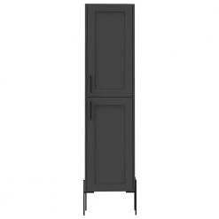 RST Brands Svedin 18 in. W x 13 in. D x 71 in. H Free Standing Tall Bathroom Linen Cabinet in Matte Gray -Bathroom Cabinets Shop gray rst brands linen cabinets sl lcab 1 gry c3 1000