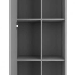 RST Brands Tridell 21 in. W x 14 in. D x 68 in. H Bathroom Cabinet in Gray 15 RST Brands Tridell 21 in. W x 14 in. D x 68 in. H Bathroom Cabinet in Gray -Bathroom Cabinets Shop gray rst brands linen cabinets sl lcab 2 gry 4f 1000