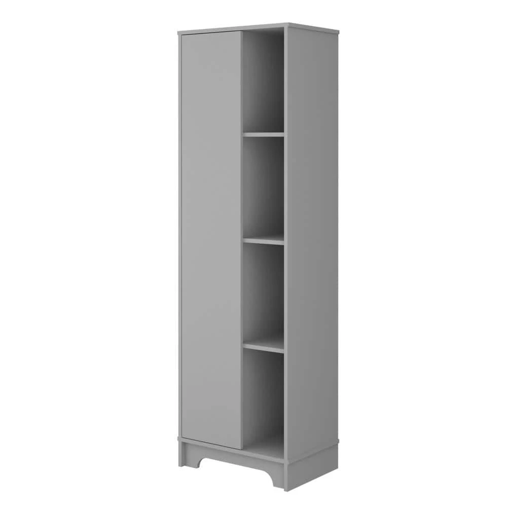 RST Brands Tridell 21 in. W x 14 in. D x 68 in. H Bathroom Cabinet in Gray 3 RST Brands Tridell 21 in. W x 14 in. D x 68 in. H Bathroom Cabinet in Gray