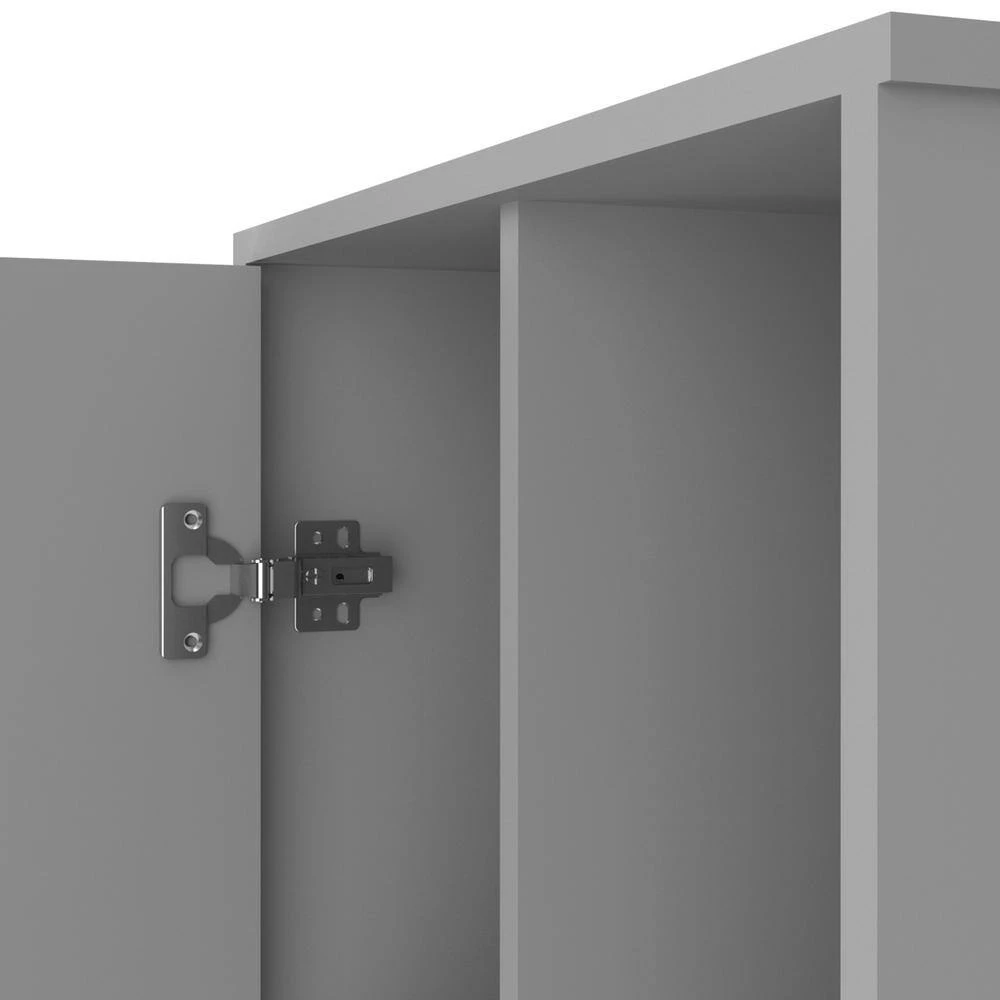 RST Brands Tridell 21 in. W x 14 in. D x 68 in. H Bathroom Cabinet in Gray 7 RST Brands Tridell 21 in. W x 14 in. D x 68 in. H Bathroom Cabinet in Gray - Image 5