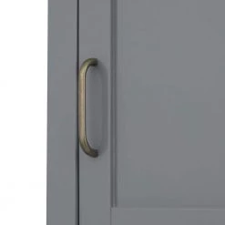 Elegant Home Fashions Mercer Mid Century 14.96 in. W x 13 in. D x 62.67 in. H Gray Modern Wooden Linen Cabinet 14 Elegant Home Fashions Mercer Mid Century 14.96 in. W x 13 in. D x 62.67 in. H Gray Modern Wooden Linen Cabinet -Bathroom Cabinets Shop grey elegant home fashions linen cabinets ehf f0017 4f 1000