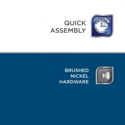 Glacier Bay Shaker Style 16 in. W x 12 in. D x 29.9 in. H Floor Cabinet in Dove Gray -Bathroom Cabinets Shop grey glacier bay linen cabinets 5337gyhd 44 1000