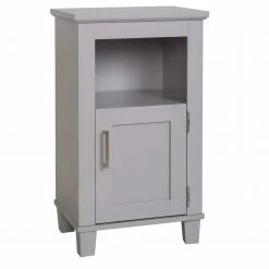 Glacier Bay Shaker Style 16 in. W x 12 in. D x 29.9 in. H Floor Cabinet in Dove Gray