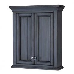 Foremost Brantley 24 in. W x 28 in. H Surface Mount Wall Cabinet in Harbor Blue