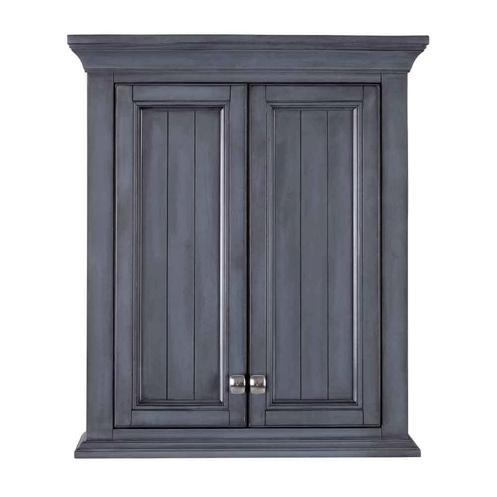 Foremost Brantley 24 in. W x 28 in. H Surface Mount Wall Cabinet in Harbor Blue 9 Foremost Brantley 24 in. W x 28 in. H Surface Mount Wall Cabinet in Harbor Blue - Image 7