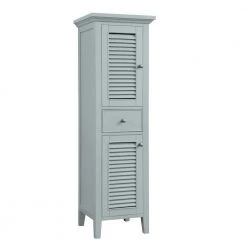 Home Decorators Collection Fallworth 22 in. W x 18-1/10 in. D x 65 in. H Floor Linen Tower in Light Green -Bathroom Cabinets Shop light green home decorators collection linen cabinets 19115 lt22 lg 1f 1000