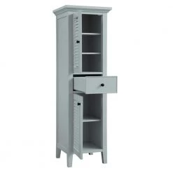 Home Decorators Collection Fallworth 22 in. W x 18-1/10 in. D x 65 in. H Floor Linen Tower in Light Green -Bathroom Cabinets Shop light green home decorators collection linen cabinets 19115 lt22 lg 44 1000