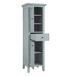 Home Decorators Collection Fallworth 22 in. W x 18-1/10 in. D x 65 in. H Floor Linen Tower in Light Green -Bathroom Cabinets Shop light green home decorators collection linen cabinets 19115 lt22 lg 77 1000