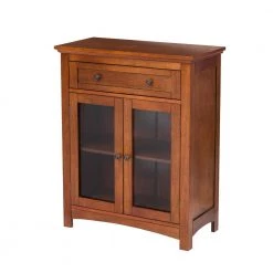 Glitzhome 25.6 in. W x 12.6 in. D x 32 in. H Shelved Floor Cabinet with Double Doors in Brown 12 Glitzhome 25.6 in. W x 12.6 in. D x 32 in. H Shelved Floor Cabinet with Double Doors in Brown -Bathroom Cabinets Shop mahogany brown glitzhome linen cabinets gh1517002247 c3 1000
