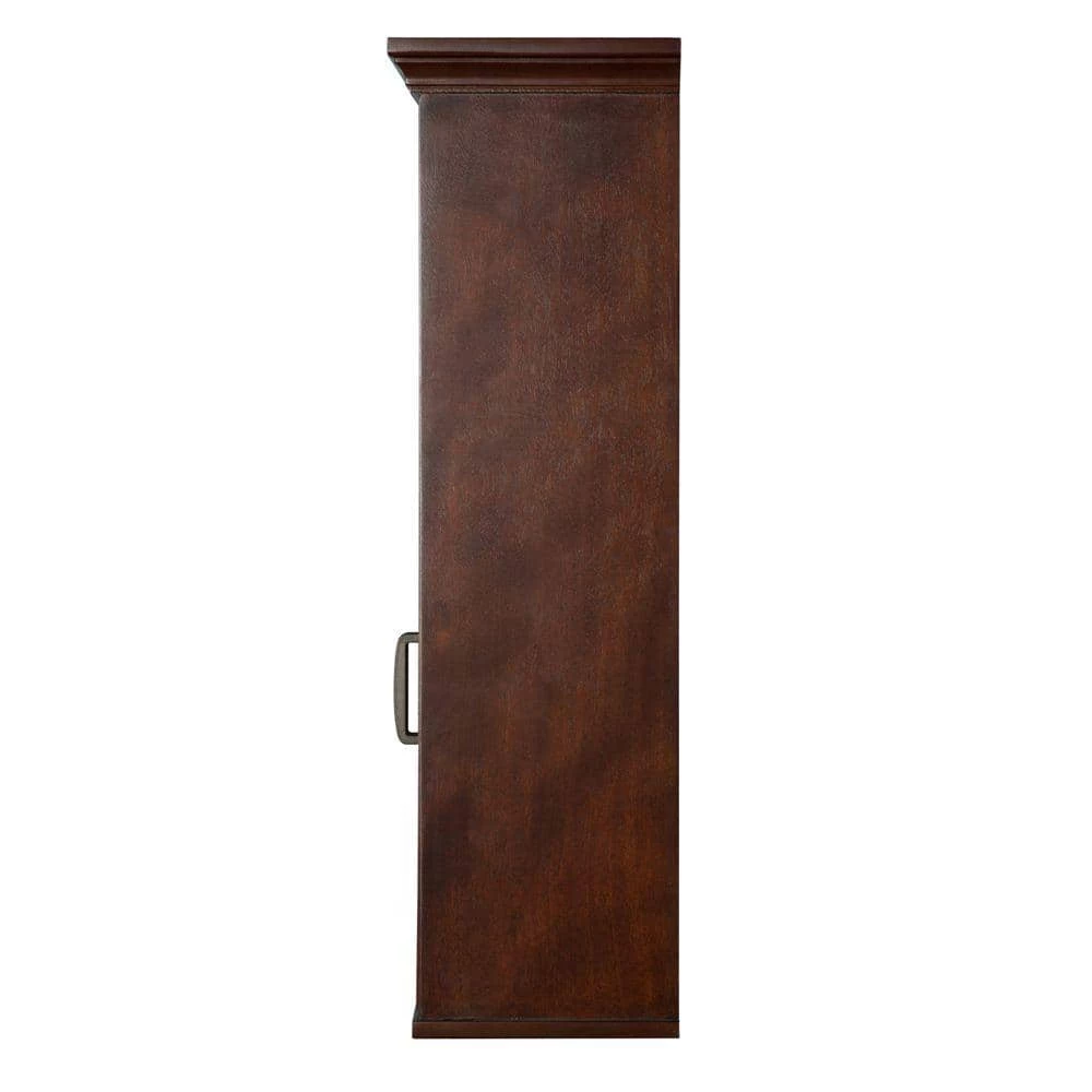 Home Decorators Collection Ashburn 23-1/2 in. W Bathroom Storage Wall Cabinet in Mahogany 4 Home Decorators Collection Ashburn 23-1/2 in. W Bathroom Storage Wall Cabinet in Mahogany - Image 2