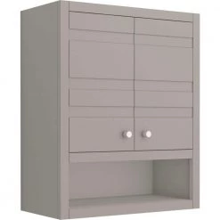 KOHLER Helst 24 in. W x 10 in. D x 28 in. H Wall Mount Cabinet in Mohair Grey