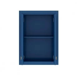 Water Creation Madison 24 in. W x 33 in. H x 8 in. D Monarch Blue Bathroom Storage Wall Cabinet -Bathroom Cabinets Shop monarach blue water creation bathroom wall cabinets madison tt mb 4f 1000