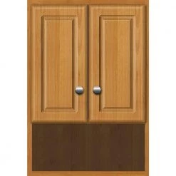 Simplicity by Strasser Ultraline 18 in. W x 8.5 in. D x 26 in. H Simplicity Wall Cabinet/Toilet Topper/Over the John in Natural Alder