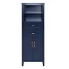 Home Decorators Collection Sturgess 23 in. W x 16 in. D x 62 in. H Navy Blue Linen Cabinet 1 Home Decorators Collection Sturgess 23 in. W x 16 in. D x 62 in. H Navy Blue Linen Cabinet -Bathroom Cabinets Shop navy blue home decorators collection linen cabinets 19111 lt23 nb 64 1000