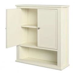SystemBuild Queensbury 22 in. W Wall Cabinet in Soft White -Bathroom Cabinets Shop off white systembuild bathroom wall cabinets hd26449 4f 1000